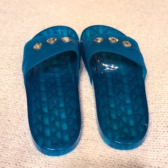 Teal Dress and Matching Slides Set - Picture 10 of 10